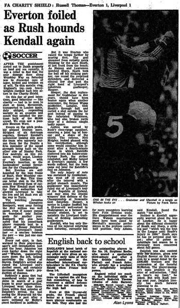 Guardian match report