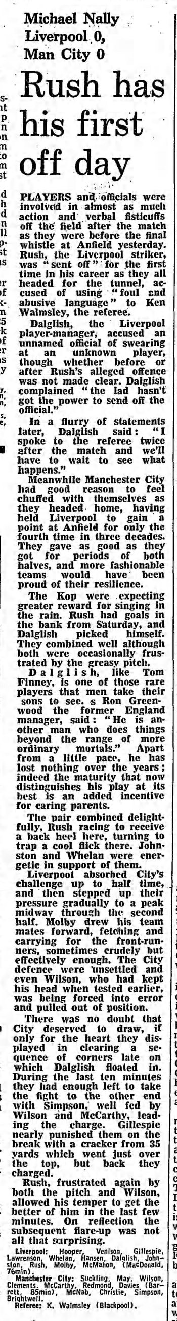 Guardian match report