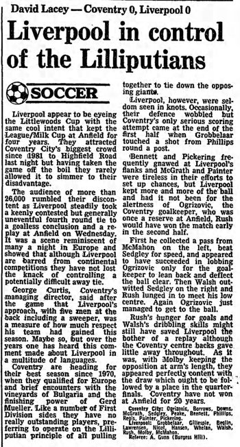 Guardian match report