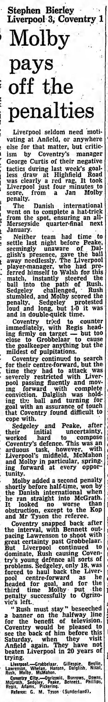 Guardian match report