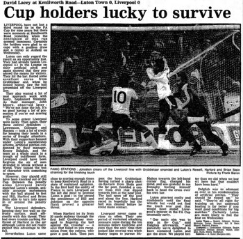 Guardian match report