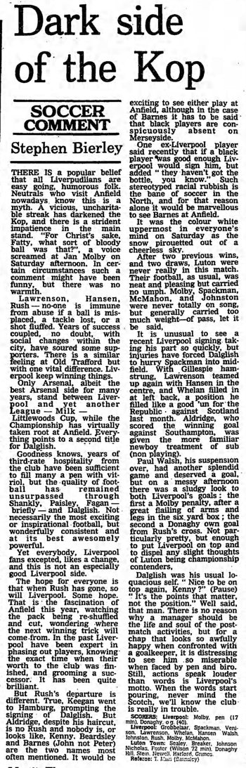 Guardian match report