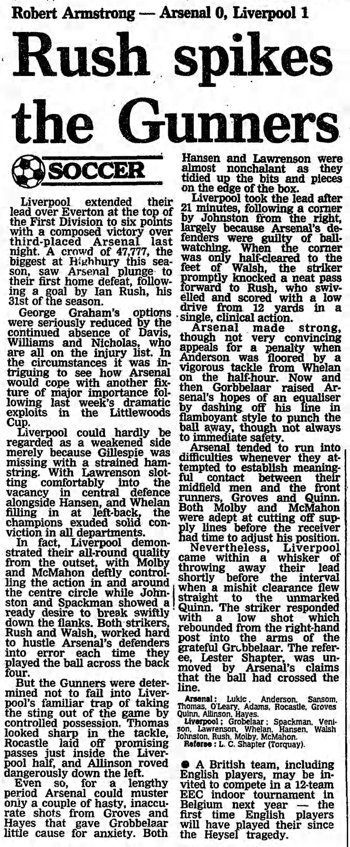 Guardian match report