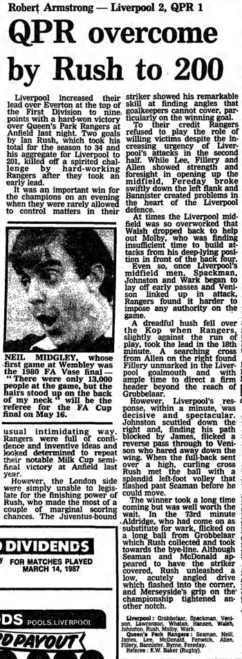 Guardian match report