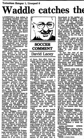 Guardian match report