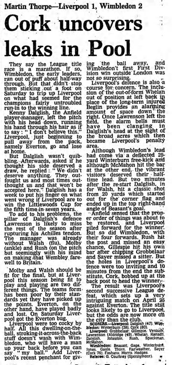 Guardian match report