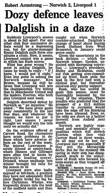 Guardian match report