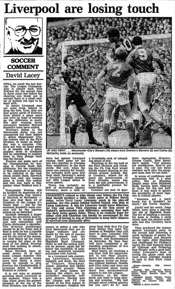 Guardian match report