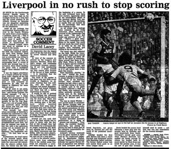 Guardian match report