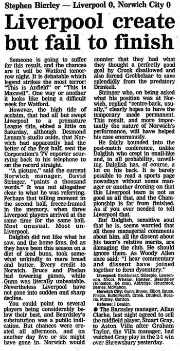 Guardian match report