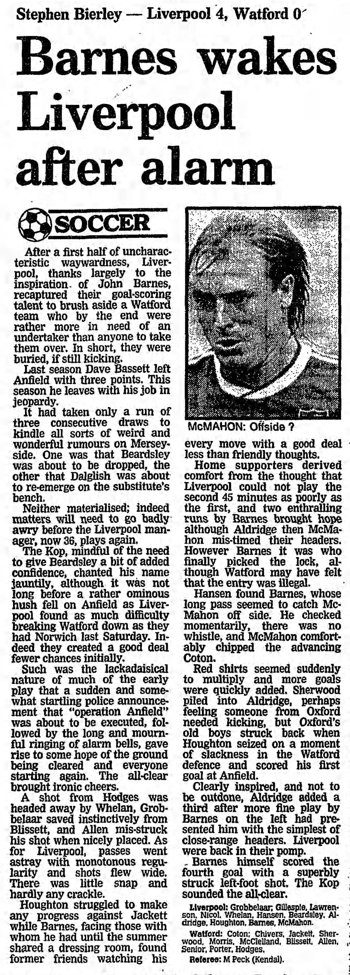 Guardian match report