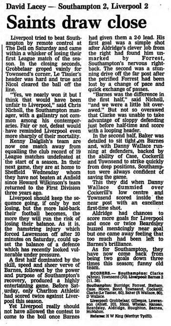 Guardian match report