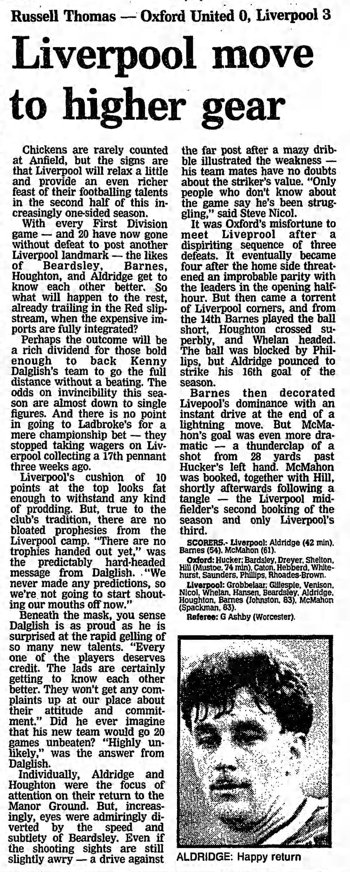 Guardian match report