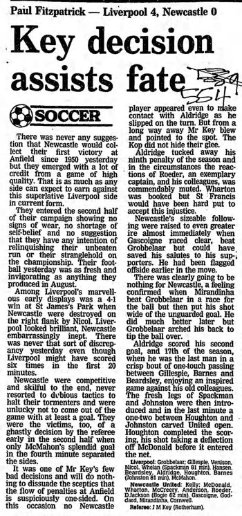 Guardian match report