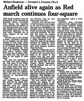 Guardian match report