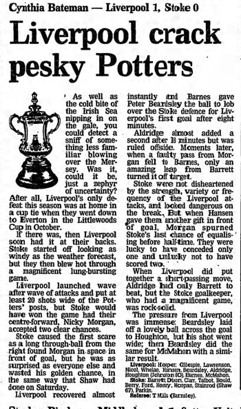 Guardian match report