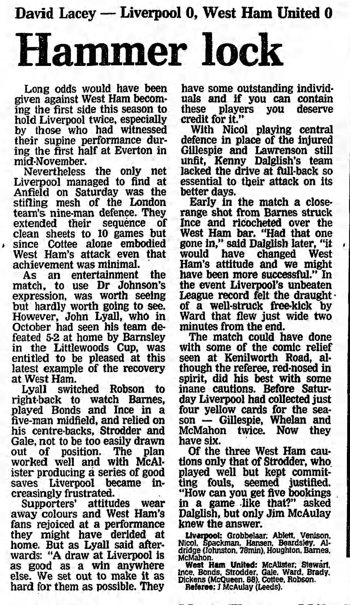 Guardian match report