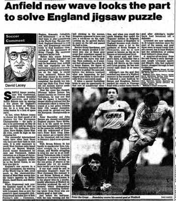 Guardian match report