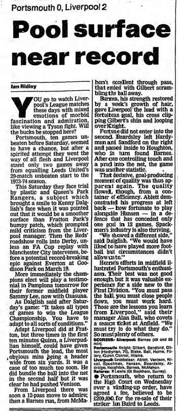 Guardian match report