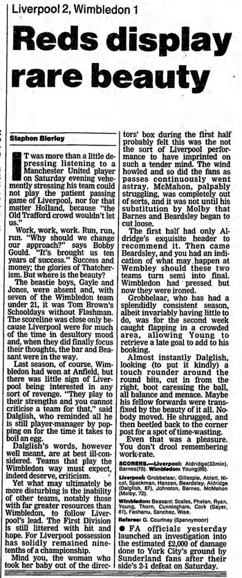 Guardian match report