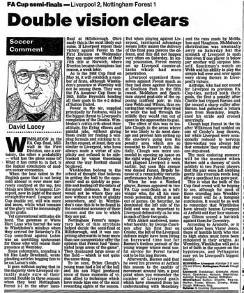 Guardian match report