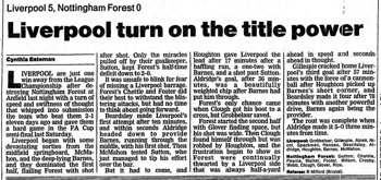 Guardian match report