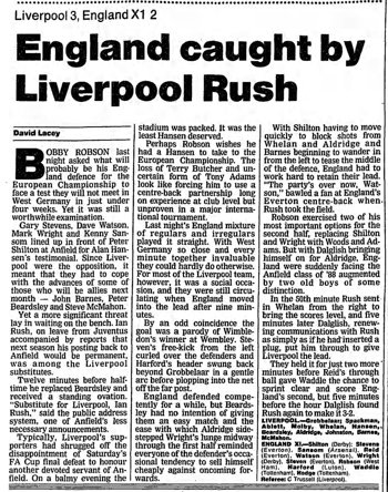 Guardian match report