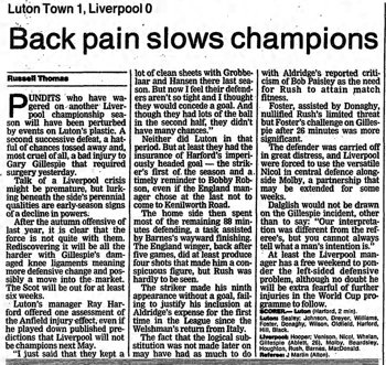 Guardian match report