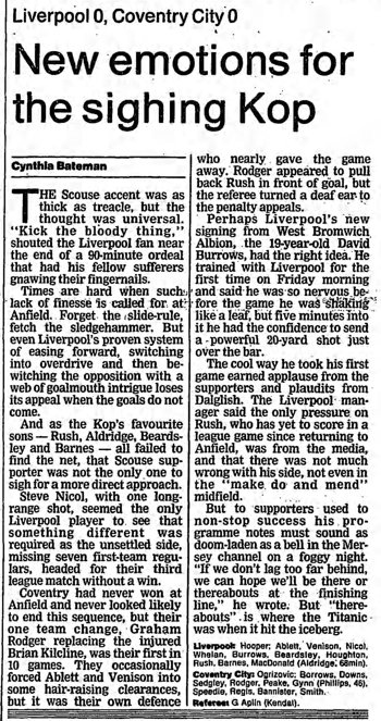 Guardian match report