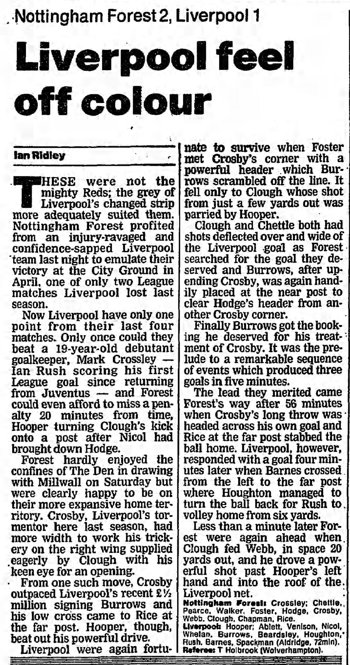 Guardian match report