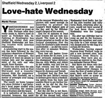 Guardian match report