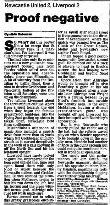 Guardian match report