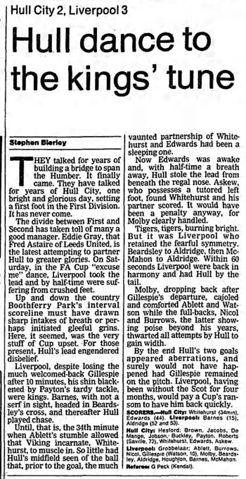 Guardian match report