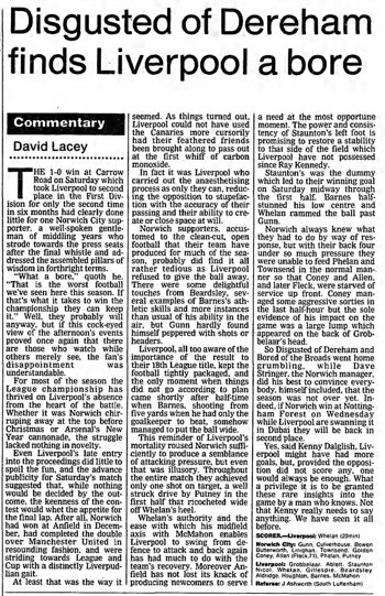 Guardian match report