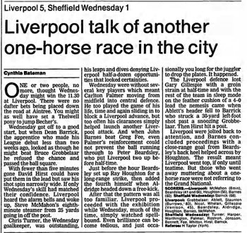 Guardian match report