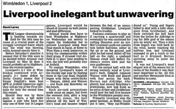 Guardian match report