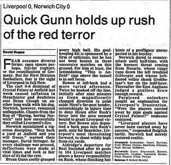 Guardian match report