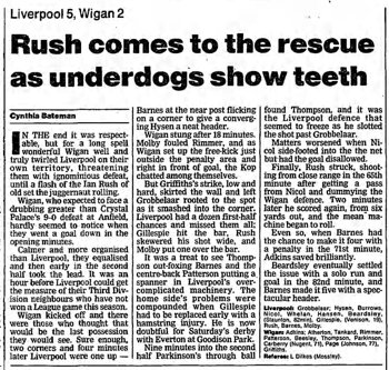 Guardian match report