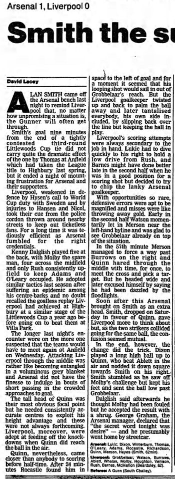 Guardian match report