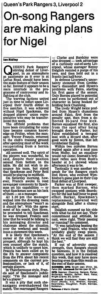 Guardian match report