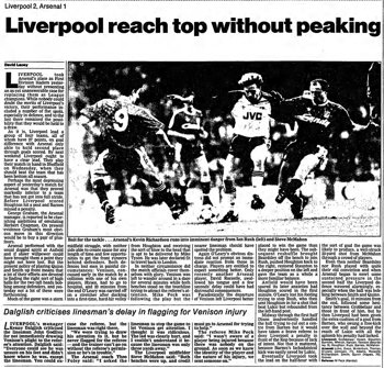 Guardian match report