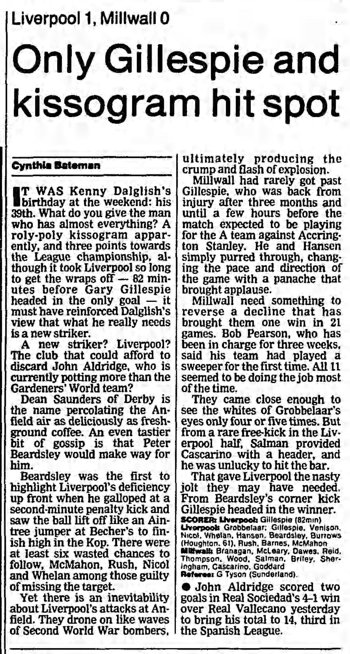 Guardian match report