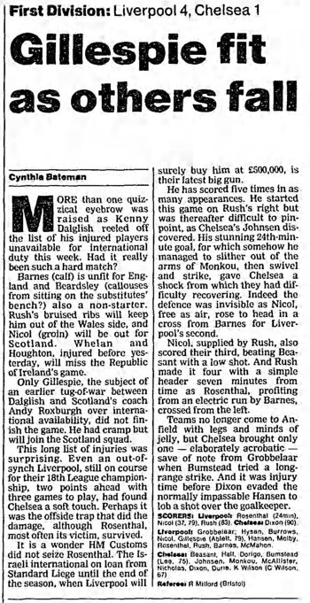 Guardian match report