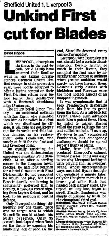 Guardian match report