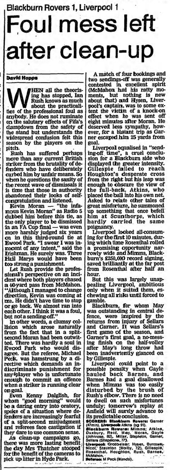 Guardian match report