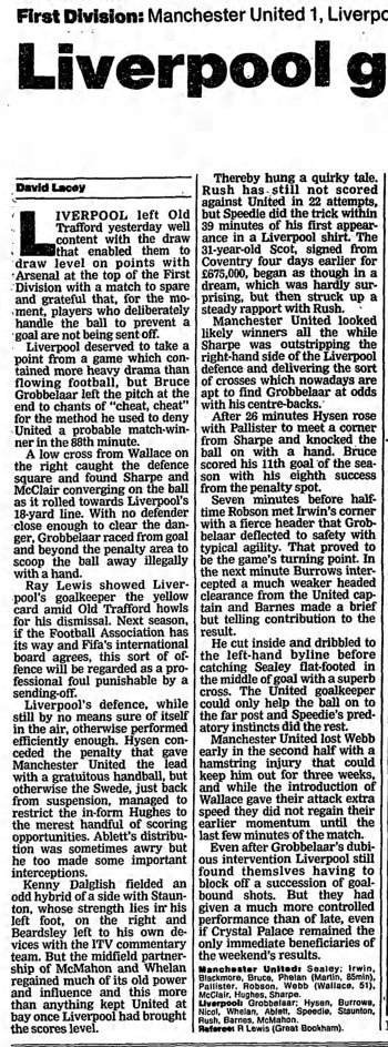 Guardian match report