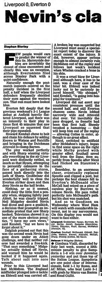 Guardian match report
