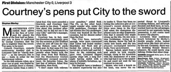 Guardian match report