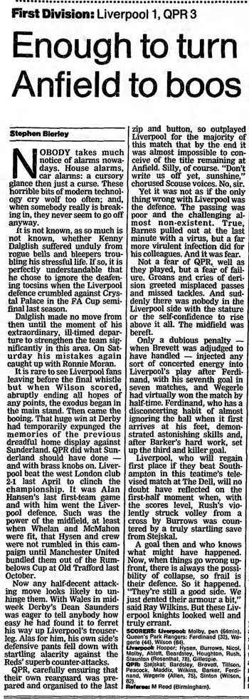 Guardian match report