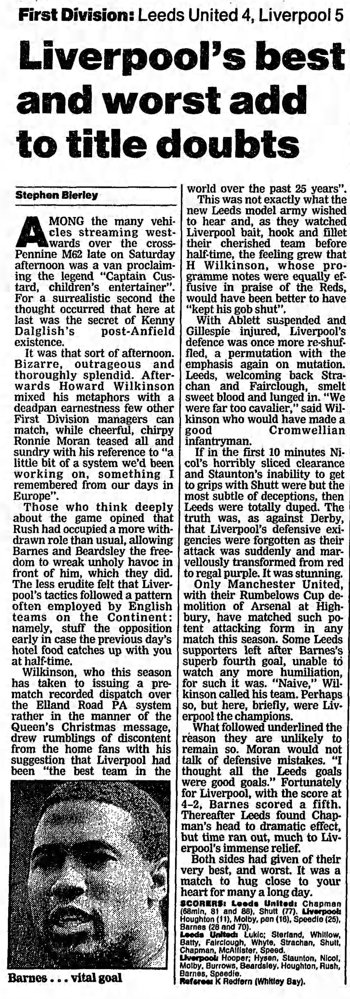 Guardian match report